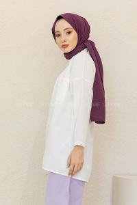 Modalamelif Çift Cepli Poplin Gömlek Beyaz