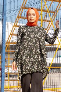 Modalamelif Papatya Desen İkili Takım Haki