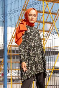 Modalamelif Papatya Desen İkili Takım Haki