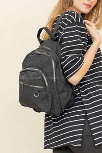 Modalamelif Krınkil Sırt Çantası Siyah