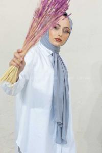 Modalamelif Açık Gri Restal Şal