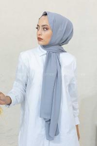 Modalamelif Açık Gri Restal Şal