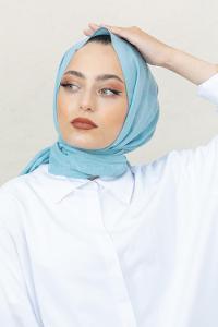 Modalamelif Bebe Mavi Pötikare Şal