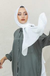 Modalamelif Beyaz Restal Şal