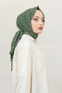 Modalamelif Çam Yeşili Line Şal