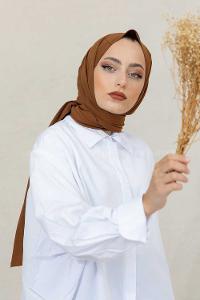 Modalamelif Çikolata Kahve Viola Şal