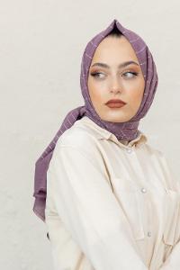 Modalamelif Eflatun Line Şal