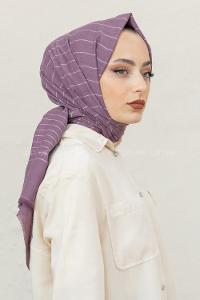 Modalamelif Eflatun Line Şal