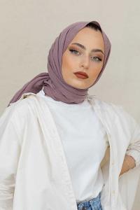 Modalamelif Erguvan %100 Cotton Şal