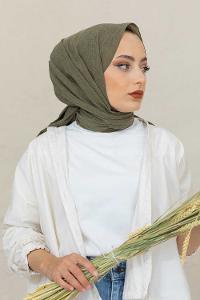 Modalamelif Haki %100 Cotton Şal