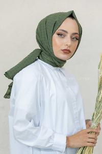 Modalamelif Haki Lüks Ponpon Şal