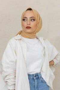 Modalamelif Hardal %100 Cotton Şal