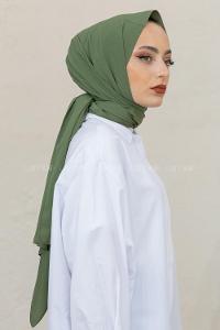 Modalamelif Küf Yeşil Viola Şal