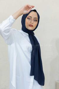 Modalamelif Lacivert Restal Şal