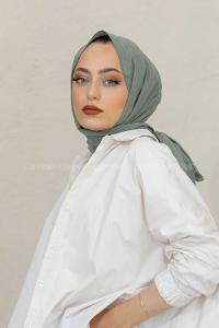 Modalamelif Pastel Yeşil %100 Cotton Şal