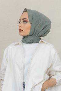 Modalamelif Pastel Yeşil %100 Cotton Şal
