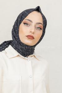 Modalamelif Siyah Line Şal