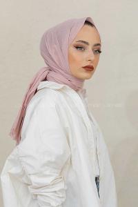Modalamelif Soft Pudra %100 Cotton Şal