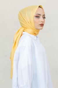 Modalamelif Soft Sarı Pötikare Şal