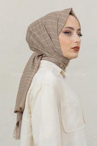 Modalamelif Sütlü Kahve Line Şal