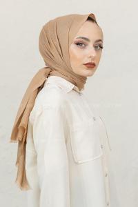 Modalamelif Sütlü Kahve Pötikare Şal