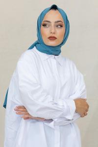 Modalamelif Turkuaz Viola Şal