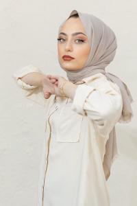 Modalamelif Vizonrengi Pötikare Şal