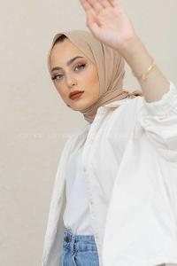 Modalamelif Sütlü Kahve %100 Cotton Şal