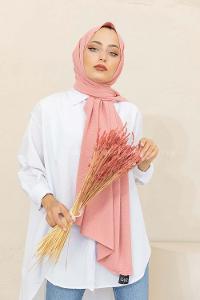 Modalamelif Keten Caz Şal Gül Pembe