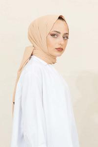 Modalamelif Keten Caz Şal Karamel