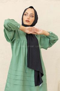 Modalamelif Keten Caz Şal Siyah