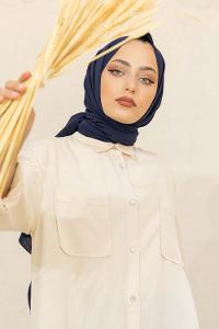 Modalamelif Lidya Şal Lacivert