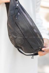 Modalamelif Krinkıl Bel Çanta Siyah