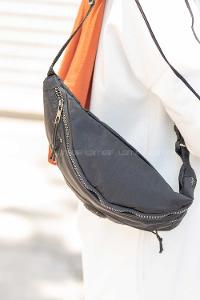 Modalamelif Krinkıl Bel Çanta Siyah