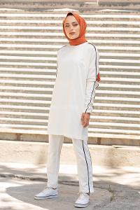 Modalamelif  Yazlık Spor Takım Beyaz