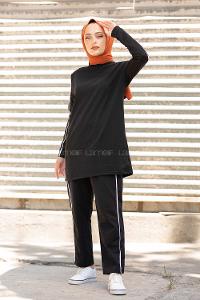 Modalamelif  Yazlık Spor Takım Siyah