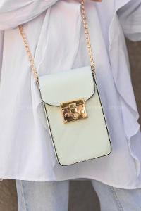 Modalamelif Zincir Askılı Messenger Model Çanta Su Yeşil