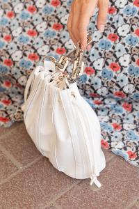 Modalamelif Zincir El Askılı Çapraz Çanta Beyaz