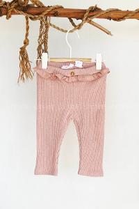 Modalamelif Kız Bebek Fırfırlı Tayt Pudra