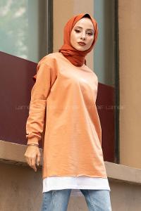 Modalamelif Back To Basıcs Sweatshirt Somon