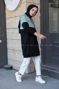 Modalamelif Be Posıtıve Kapşonlu Sweat Çağla