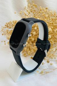 Modalamelif Gri Silikon Led Saat