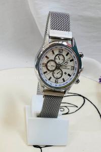 Modalamelif Halka Detaylı Mıknatıslı Hasır Kordon Saat