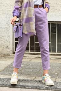 Modalamelif Klasik  Pantolon Lila