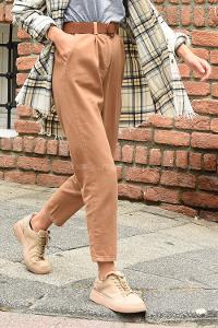 Modalamelif Klasik Pantolon Sütlü Kahve