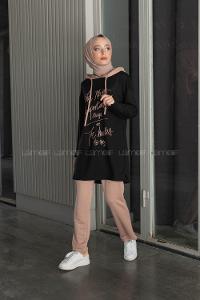 Modalamelif Ön Yazı Baskılı İkili Takım Sütlü Kahve