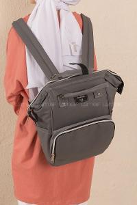 Modalamelif Kids Anne Bebek Bakım Sırt Çantası Gri