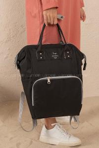 Modalamelif Kids Anne Bebek Bakım Sırt Çantası Siyah