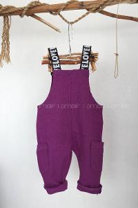 Modalamelif Kız Çocuk Askılı Slopet Mor