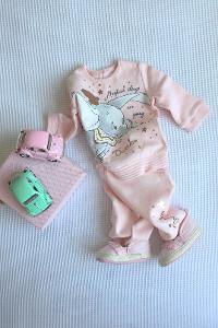 Modalamelif Kız Çocuk Pudra Filli Takım